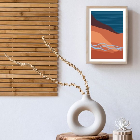 2/$35 Modern Minimalist Boho Lanscape Wall Art Print Home Decor [No Frame] - Picture 4 of 6